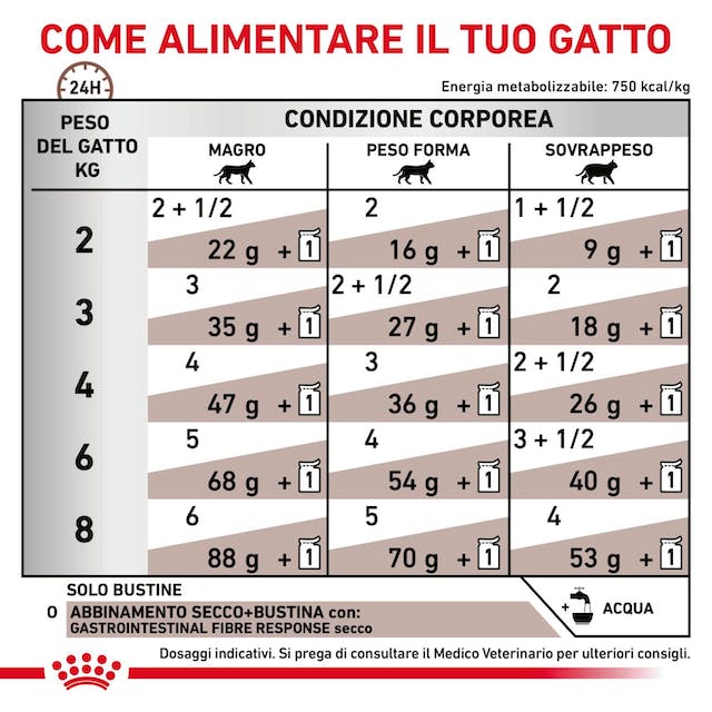 Royal Canin Gastrointestinal Fibre Response - Alimento umido per Gatto 12x85gr Royal Canin Gastrointestinal Fibre Response - Alimento umido per Gatto 12x85gr